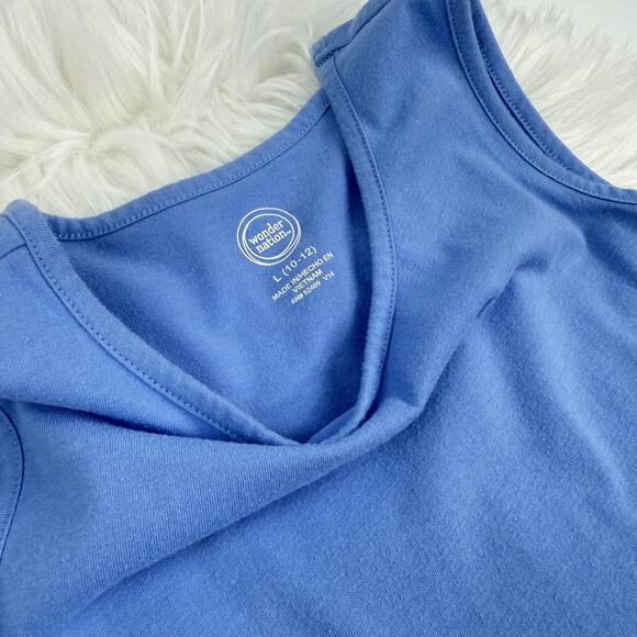 Wonder Nation Dress Girls Large 10-12 Sleeveless Casual Tank Summer Lightweight - Picture 2 of 7